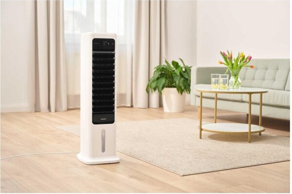 Sencor- Chytrý mobilní ochlazovač vzduchu 60W/230V Wi-Fi bílá + dálkové ovládání