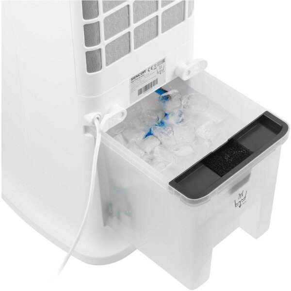 Sencor- Chytrý mobilní ochlazovač vzduchu 60W/230V Wi-Fi bílá + dálkové ovládání