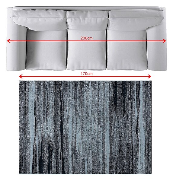 Koberec Sevilla sky blue/frost grey 120x170 cm