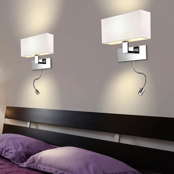 LED nástěnné svítidlo Martens Led bílé – Bílá