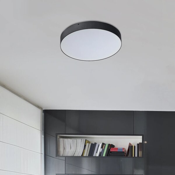 LED stropní svítidlo Monza R 40 4000K černé – Černá