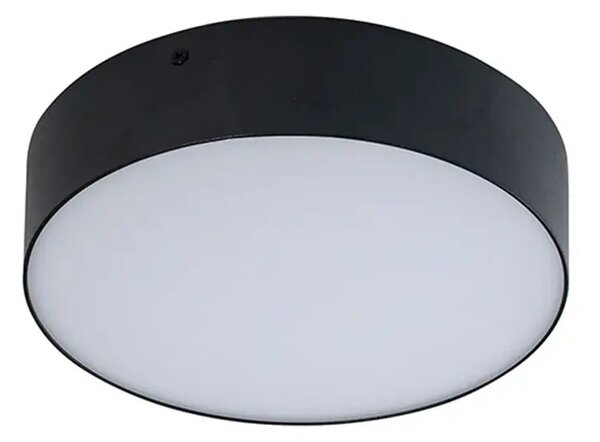 LED stropní svítidlo Monza R 22 3000K černé – Černá