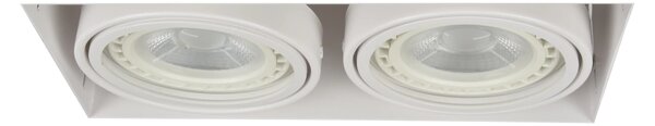 Bodové světlo Nova 2 Gips bílé/bílé do podhledu – Bílá