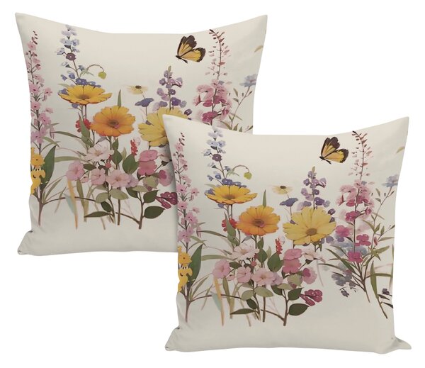 XPOSE® Set povlaků na polštář PAVLÍNA (digitální tisk) 43x43 cm - set 2 ks