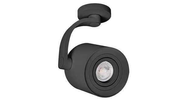 Moderní bodové svítidlo Bross arm černé – Černá
