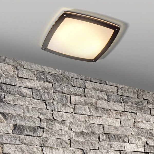 LED venkovní stropní svítidlo Fano S – Šedá