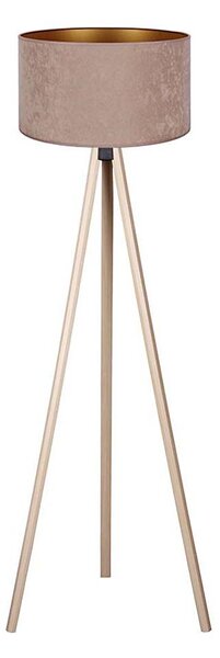 Brilagi - Stojací lampa VELVET 1xE27/60W/230V béžová