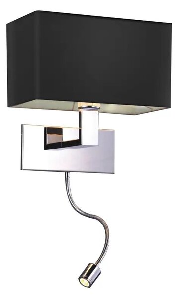 LED nástěnné svítidlo Martens Led černé – Černá