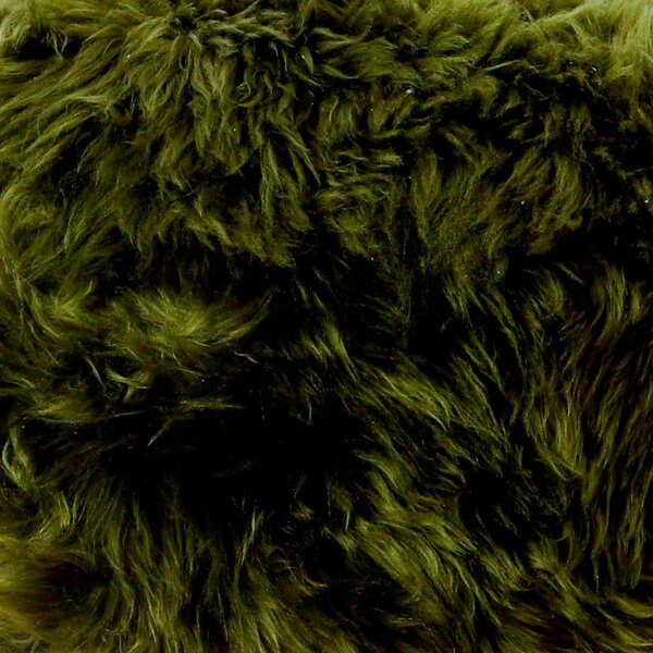 Zelená ovčí kožešina Native Natural Double, 60 x 240 cm