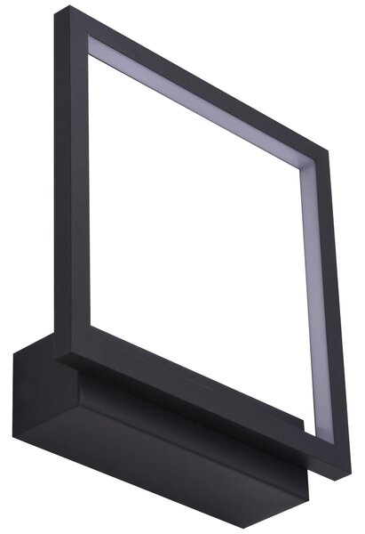 LED nástěnné svítidlo Opera černé – Černá