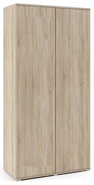 Šatní skříň bez zrcadla, 90 cm Barva dřeva: Sonoma