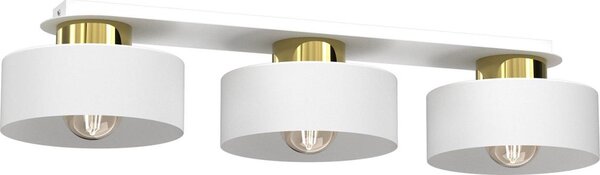 Stropní svítidlo MARTI 3xE27/15W/230V bílá/zlatá