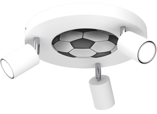 Dětské bodové svítidlo FUN 3xGU10/8W/230V bílá/míč LU9364