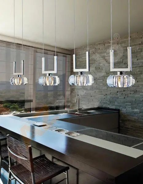 Designový lustr Rubic 4A – Čirá
