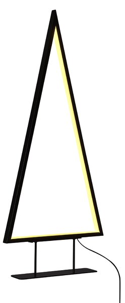 Vánoční dekorace LED LOPPI 47/69 cm Vánoční stromek Černá