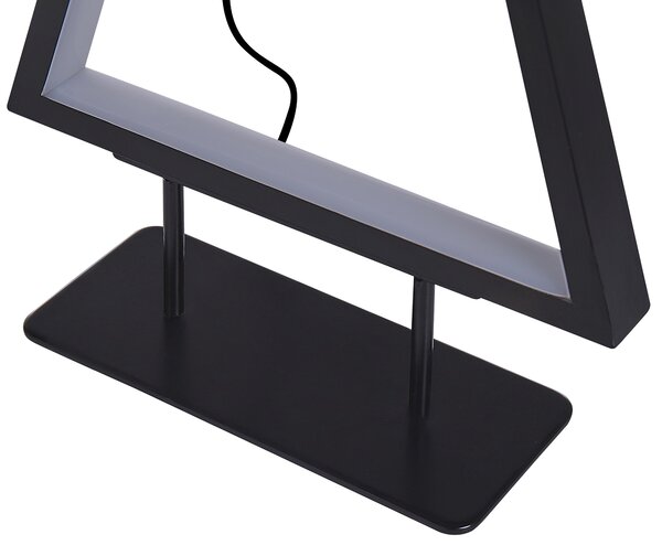 Vánoční dekorace LED LOPPI 47/69 cm Vánoční stromek Černá