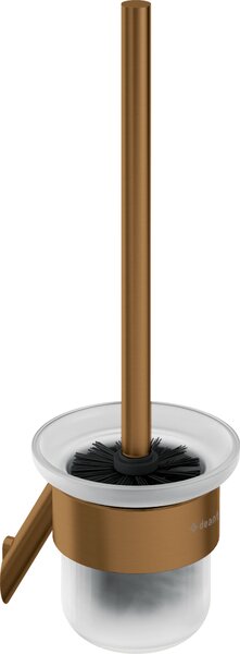 Deante Silia, nástěnný toaletní WC kartáč, broušený bronz, DEA-ADI_C711