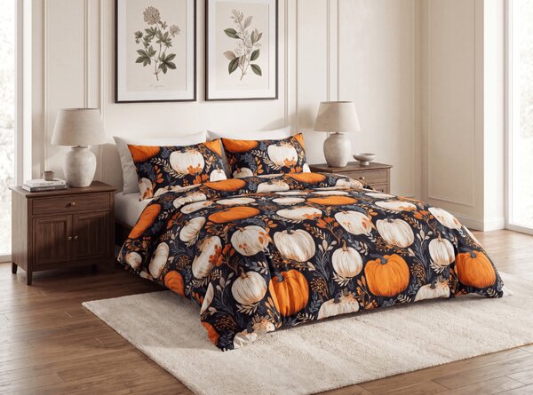 Povlečení z mikrovlákna MAGIC PUMPKIN barevné Rozměr povlečení: 70 x 90 cm | 140 x 200 cm
