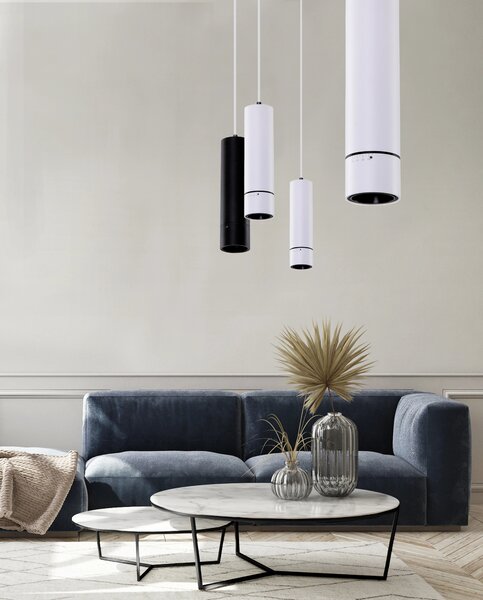 Designový lustr Galileo 1 bílé – Bílá