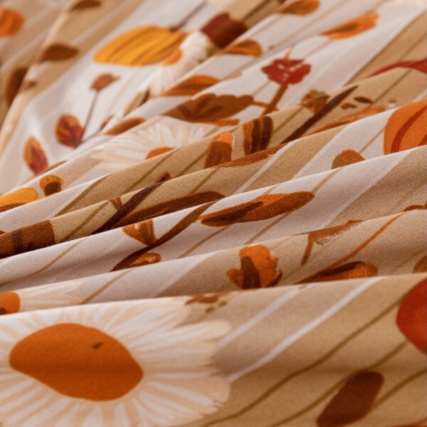 Povlečení z mikrovlákna PUMPKIN STRIPES barevné Rozměr povlečení: 70 x 90 cm | 140 x 200 cm