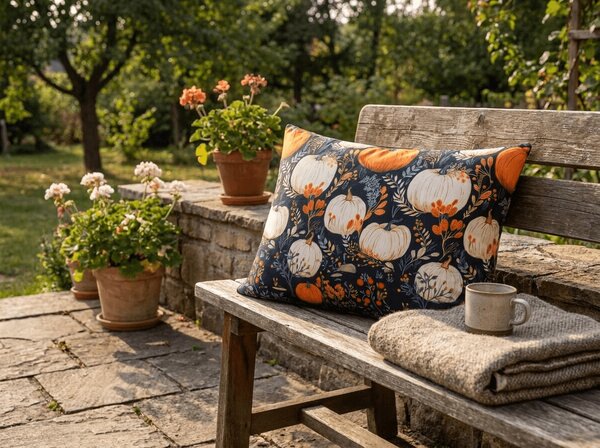 Povlak na polštář z mikrovlákna MAGIC PUMPKIN 50x70 cm, barevný