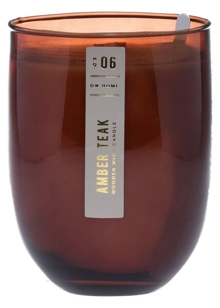 DW HOME Amber Teak Vonná svíčka, 479 g