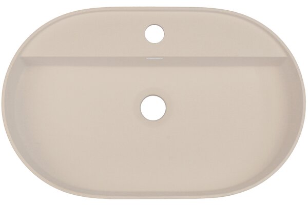 Deante Silia, granitové umyvadlo na desku 550x350x125mm, béžová, DEA-CQS_5U6B