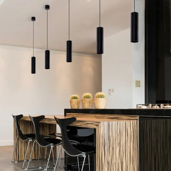 Designový lustr Galileo 1 černé – Černá