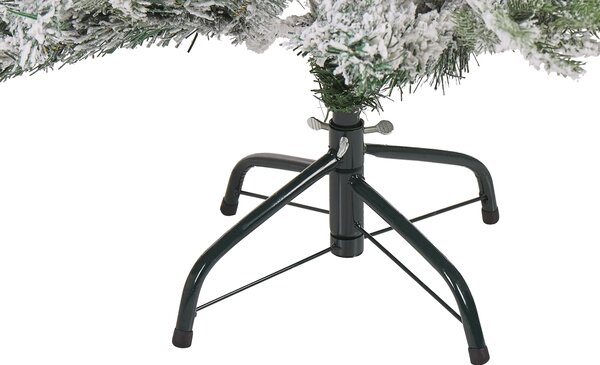Zasněžený umělý vánoční stromeček TOMICHI 120 cm Bílá