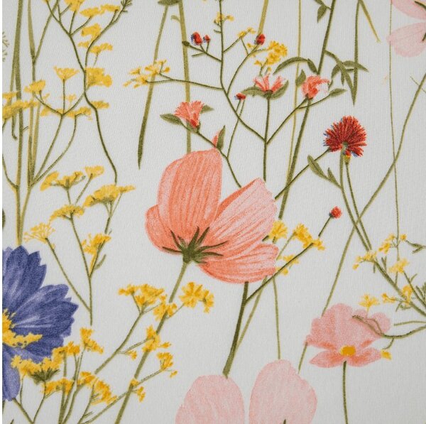 Prostěradlo z mikrovlákna WILDFLOWERS barevné 180x200 cm