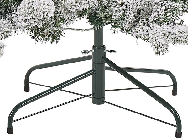 Zasněžený umělý vánoční stromeček LED TATLOW 180 cm Zelená