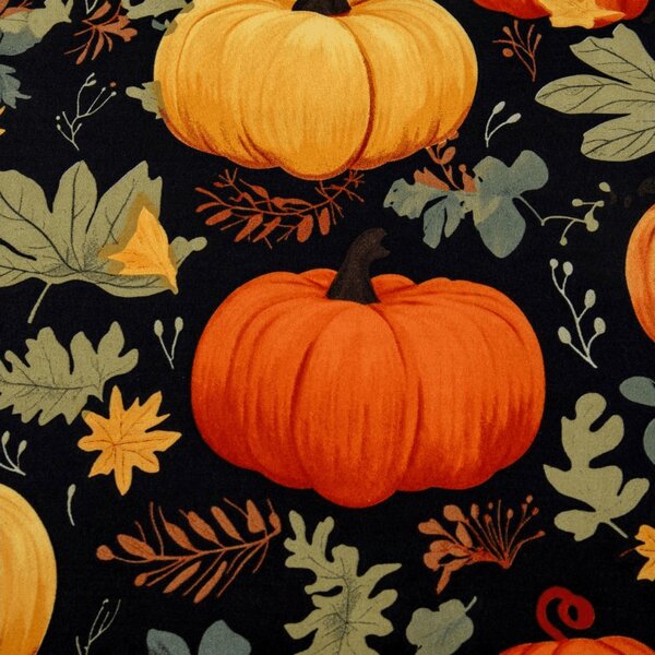 Prostěradlo z mikrovlákna ORANGE PUMPKINS barevné 90x200 cm