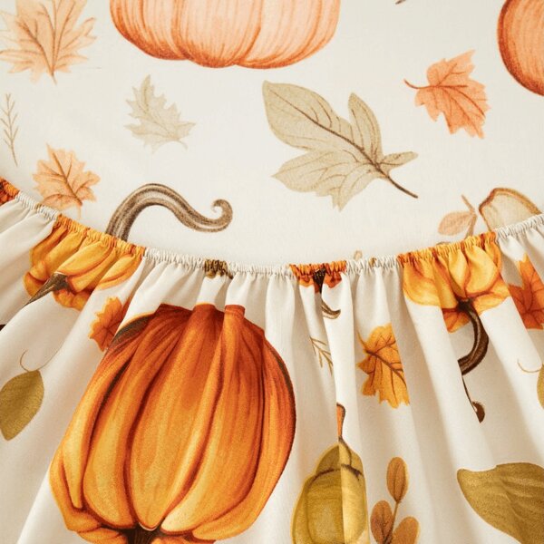 Prostěradlo z mikrovlákna AUTUMN PUMPKINS barevné 90x200 cm