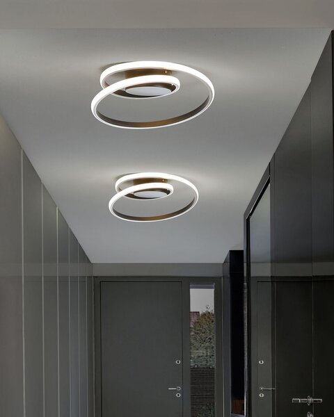 LED stropní světlo NARYN Kov Černá