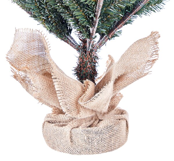 Zasněžený umělý vánoční stromeček RINGROSE 90 cm Zelená