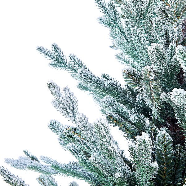 Zasněžený umělý vánoční stromeček RINGROSE 90 cm Zelená