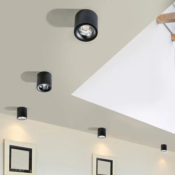 LED bodové světlo Mane 20W Dimm černé – Černá