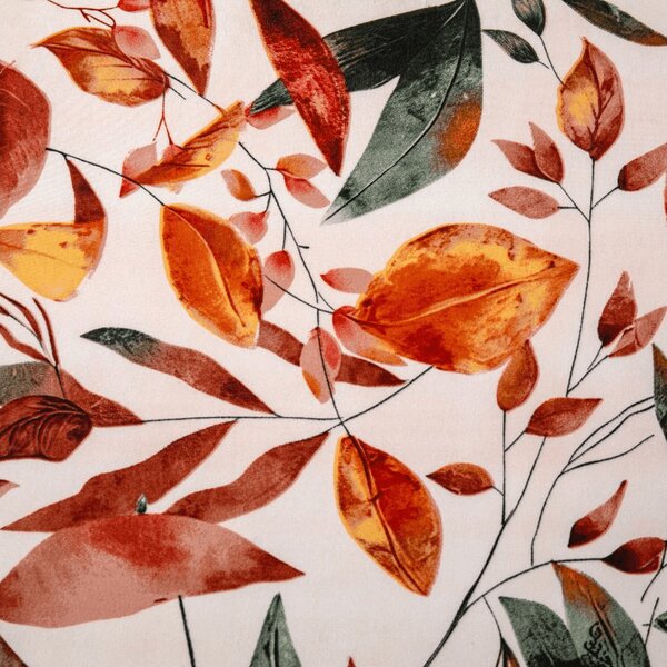 Prostěradlo z mikrovlákna AUTUMN LEAVES barevné 90x200 cm