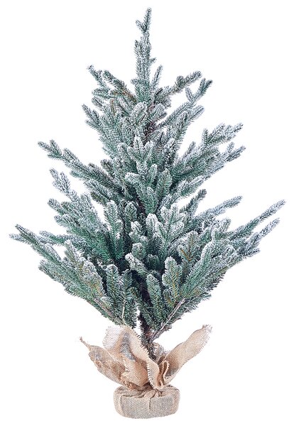 Zasněžený umělý vánoční stromeček RINGROSE 90 cm Zelená
