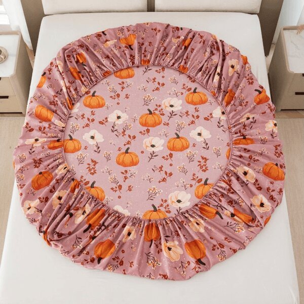 Prostěradlo z mikrovlákna PUMPKINS ROSAVIE starorůžové 90x200 cm