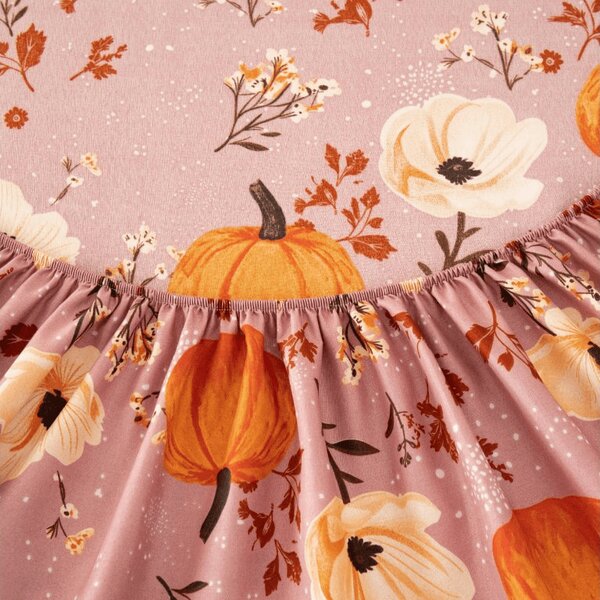 Prostěradlo z mikrovlákna PUMPKINS ROSAVIE starorůžové 90x200 cm