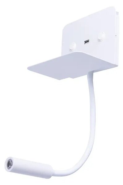 LED nástěnné svítidlo Vera bílé – Bílá