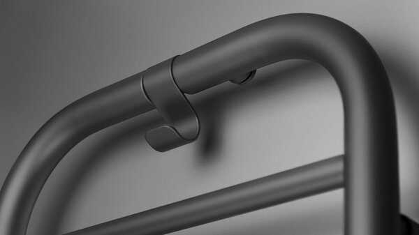 Deante Silia, koupelnový radiátor 500x1210 mm, 458W, grafitová, DEA-AGI_DG41