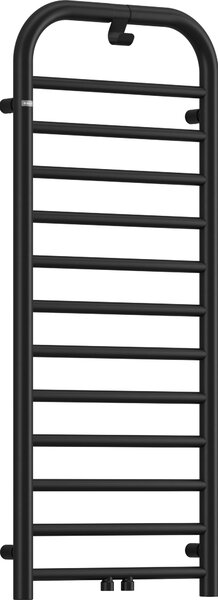 Deante Silia, koupelnový radiátor 500x1210 mm, 458W, černá matná, DEA-AGI_NG41