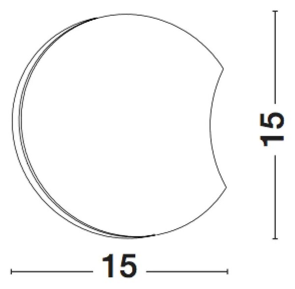 Designové nástěnné svítidlo Anzio 2 – Bílá