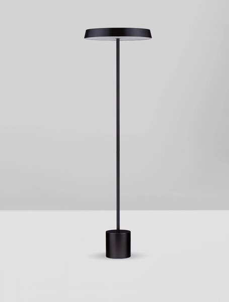 LED černá stojací lampa Vetro