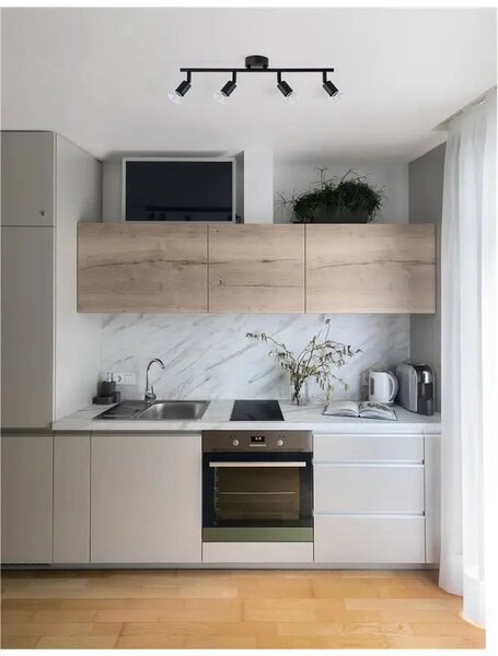 Designové bodové svítidlo Lup 51 černé – Černá
