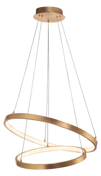 LED lustr Leon 60 zlaté – Zlatá