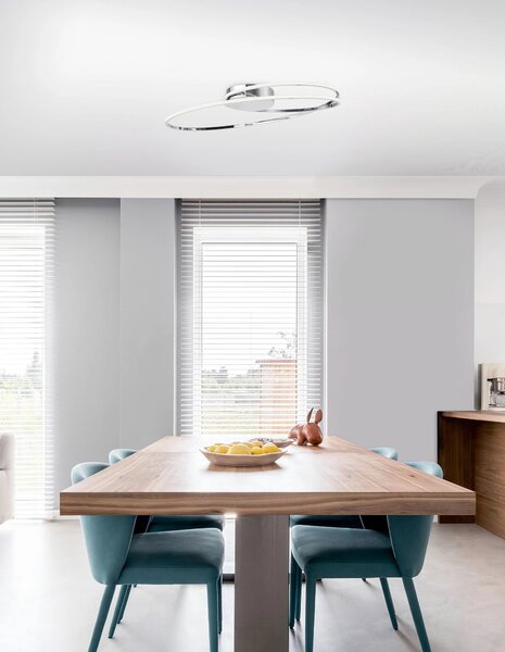 LED stropní svítidlo Viareggio 60 Chrome – Šedá
