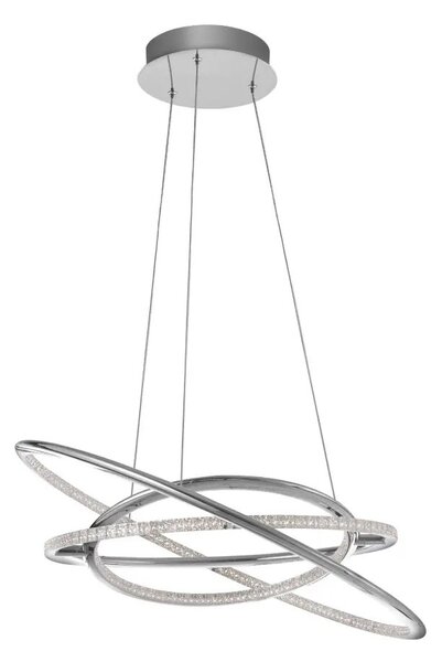 LED lustr Livorno 60 Chrome – Šedá
